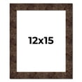 thumbnail image 1 of 12x15 Frame Brown Burl Real Wood Picture Frame Width 1.625 Inches | Interior Frame Depth 0.5 Inches, 1 of 8