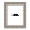thumbnail image 1 of 12x15 Frame Grey Real Wood Picture Frame Width 2.75 Inches | Interior Frame Depth 0.5 Inches |, 1 of 8