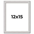 thumbnail image 1 of 12x15 Frame Silver Inner Slope Bevel Picture Frame | 1 Inch Moulding Width | 0.75 Inch Rabbet Depth, 1 of 8
