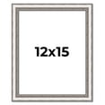 thumbnail image 1 of 12x15 Frame Silver Real Wood Picture Frame Width 1.25 Inches | Interior Frame Depth 0.5 Inches |, 1 of 8