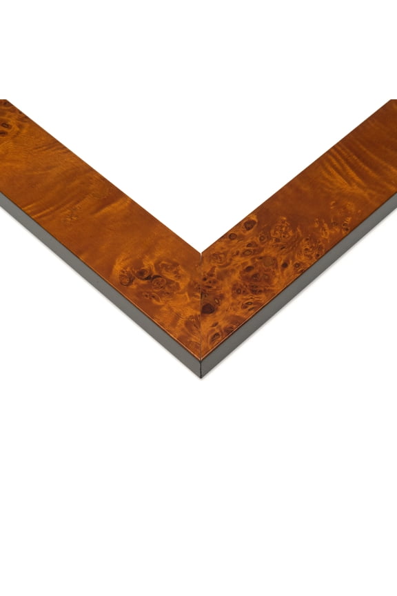 12x16 Brown Veneer Real Wood Picture Frame Width 1.75 inches | Interior Frame Depth 0.5 inches |