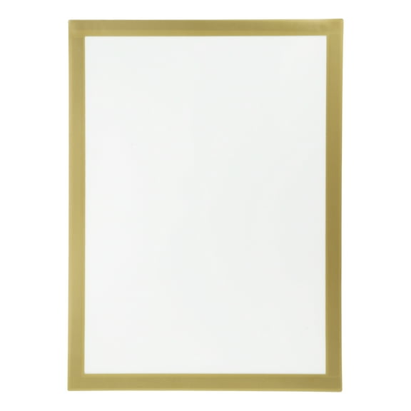 Uxcell 11.81x15.75 inch Diamond Paintings Frames, Diamond Art Frames Magnetic Picture Frame Self Adhesive for Refrigerator, Golden