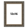 thumbnail image 1 of 12x16 Frame Black Real Wood Picture Frame Width 2 inches | Interior Frame Depth 0.5 inches | Fitz, 1 of 8