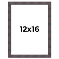 thumbnail image 1 of 12x16 Frame Brown Rustic Lacquered Walnut Solid Wood Picture Frame Width | 0.875 Inch Moulding, 1 of 8