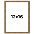 thumbnail image 1 of 12x16 Frame Gold Kingsley Distressed Solid Wood Picture Frame Width 0.75 Inches | Interior Frame, 1 of 8