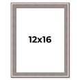 thumbnail image 1 of 12x16 Frame Grey Real Wood Picture Frame Width 1.25 inches | Interior Frame Depth 0.5 inches | Hans, 1 of 8