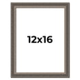 thumbnail image 1 of 12x16 Frame Silver Real Wood Picture Frame Width 1.25 Inches | Interior Frame Depth 0.5 Inches |, 1 of 8