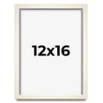 thumbnail image 1 of 12x16 Frame White Wheat Solid Wood Picture Frame | Moulding Width 0.75 Inches | Interior Depth 0.5, 1 of 8