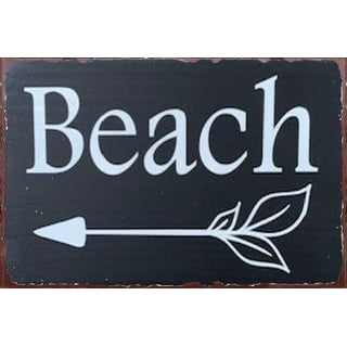 The Hamptons Tin Beach Arrow Funny Sign Man Cave Bar Pub Coastal Home Wall Decor The Hamptons Tin Beach Arrow Funny Sign Man Cave Bar Pub Coastal Home Wall Decor