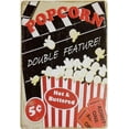 thumbnail image 1 of 12x16 Inch Popcorn Metal Tin Sign Vintage Retro Art Decor House Cinema Metal Plaque Wall Poster, 1 of 6