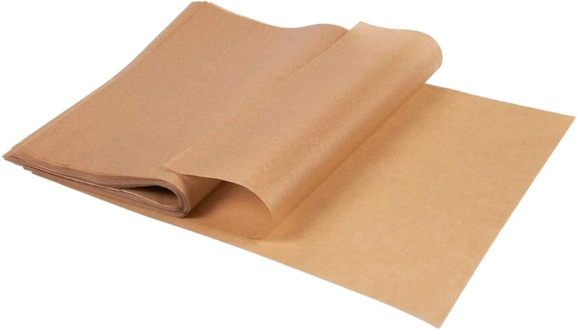 12x16 Inches Baking Silicone Paper 200 Pcs/kit Non-stick Bbq Paper Oil Absorbing Sheets for Air Fryer Perfect for Hamburger Patty