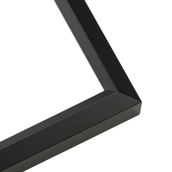 12x16 Minimalist Shadow Box Black Picture Frame - UV Acrylic, Backing, Hanging Hardware