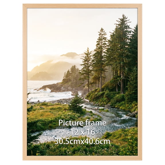 12x16 Picture Frame for Wall Mounted, Beige