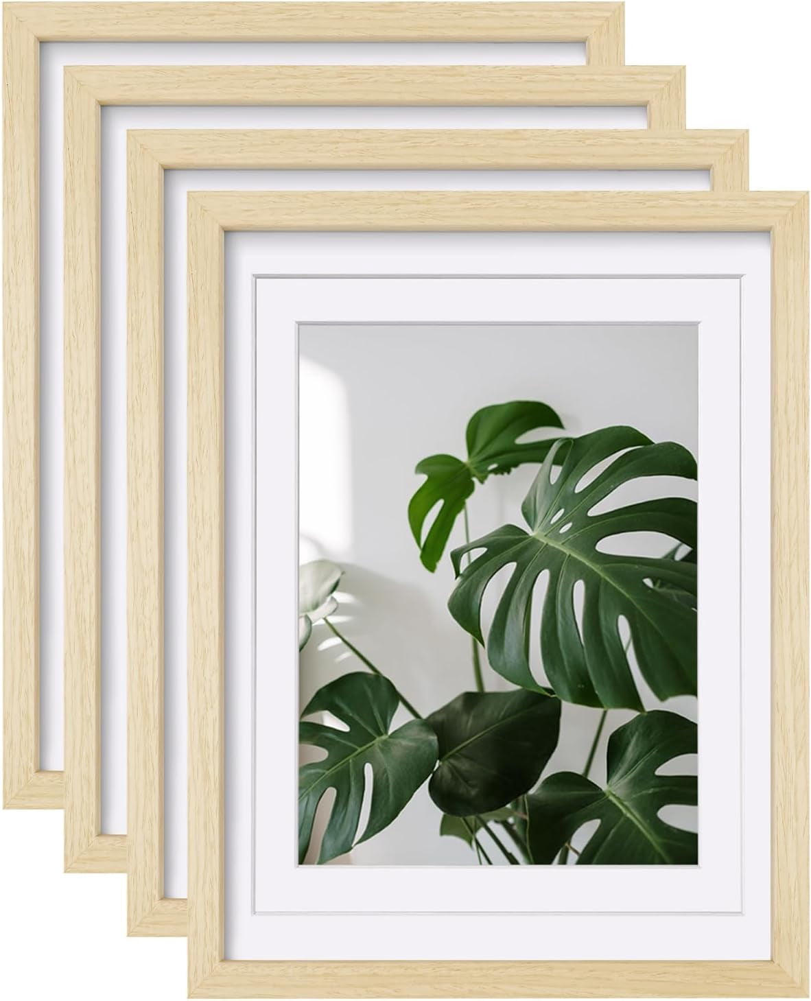 Serwrsw 4x6 Glass Picture Frames Set Of 4 - Black Border Tabletop Frames For Photos, Display Vertically Or Horizontally - View #9