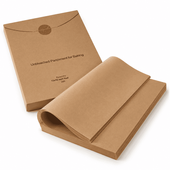 12x16 Pre-cut Baking Paper Sheets, 200 Count, Fits Half Sheet Pans