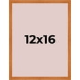 thumbnail image 1 of 12x16 Shadow Box Frame Light Brown Real Wood with a Pink Acid-Free Backing | 3/4" of Usuable Depth, 1 of 7