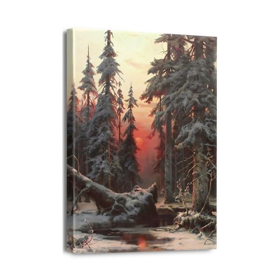 12x16 Sunset ArtCreate a Vintage Ambiance with Oil Paintings & Wall Prints for Home Office Decor