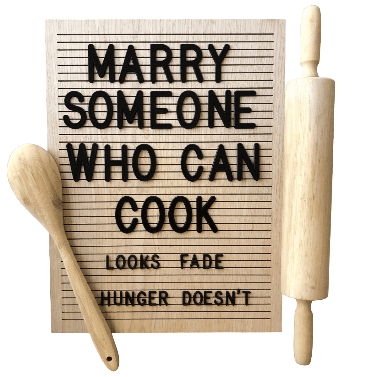 12x16 White Oak Letter Board