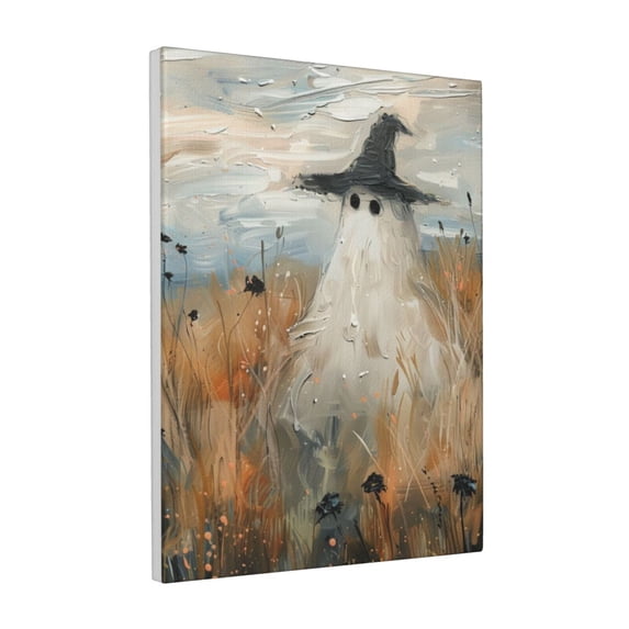 12x16 inch Canvas Frameless Picture White Apparition,Apartment Living Room,Cafes,Lounge,Bar Decor Wall Art Painting Prints,Exquisite White Apparition Decorative Painting Prints,For Man Cave