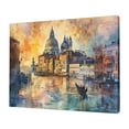thumbnail image 1 of 12x16 inch Canvas Pictures Wall Art At Dusk In Venice,Bathroom,Living Room,Club,Study Wall Decor Oil Paintings On Canvas,Enchanting At Dusk In Venice Modern Style Decor Canvas Painting Gifts, 1 of 6
