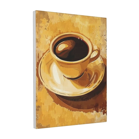 12x16 inch Coffee Cup Decorative PaintingPoster,Cafes Wall Decor Art Prints,Rustic Home Kitchen,Office,Studio Decor Posters & Prints,Retro Coffee Cup Canvas Decor,For Coffee Hall,Restaurant