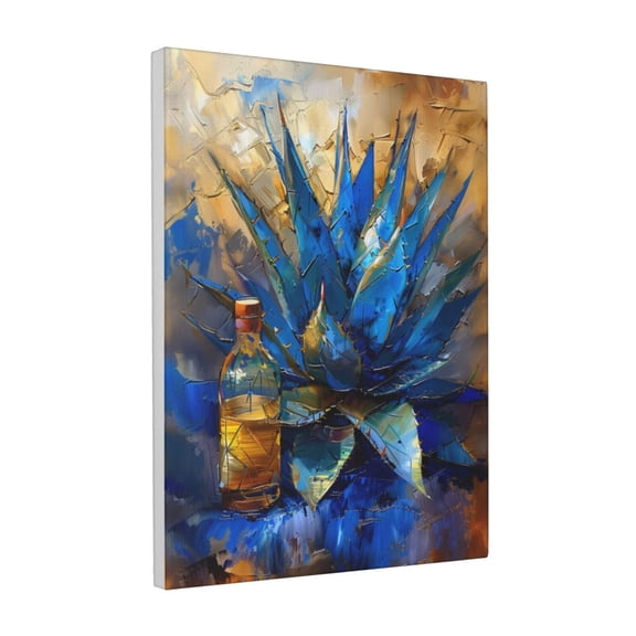 12x16 inch Oil Paintings On Canvas Wall Art Agave And Wine,Rustic Bar,Tavern,Restaurant,Hotels Painting Wall Decor Art,Gift For Agave And Wine Lover,Classic Agave And Wine Decorative Painting