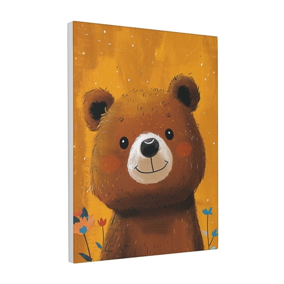 12x16 inch Paintings On Canvas Muppet Bear,Home Children'S Room Canvas Decor Accessory,Classic Muppet Bear Decorative Painting,Gift For Children,For Children'S Room,Bedroom,Lounge,Cafes,Yard