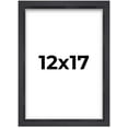 thumbnail image 1 of 12x17 Black Shadowbox Frame - Interior Size 12x17 by 1 Inches - Made to Display Items Up To 1 Inches Deep, 1 of 5