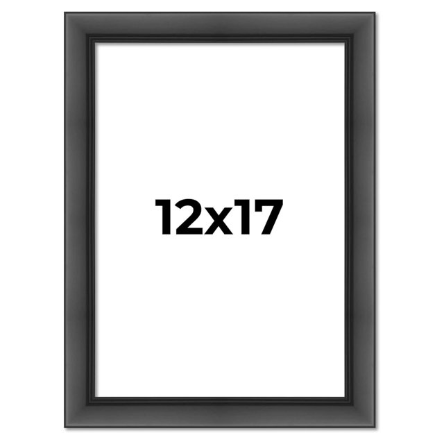 12x17 Frame Black Picture Frame Complete Modern Photo Frame Includes