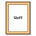 thumbnail image 1 of 12x17 Frame Gold Plein Aire Solid Wood Picture Frame Width 2 Inches | Interior Frame Depth 0.5, 1 of 8