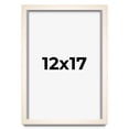 thumbnail image 1 of 12x17 Frame White Wheat Solid Wood Picture Frame | Moulding Width 0.75 Inches | Interior Depth 0.5, 1 of 8
