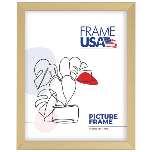 12x17 Picture Frame  Bronze Glory Metal Style OE40155, 0.625 Inch Metal Moulding, Includes Glass and Backing, Wall Display Frame for Art, Posters, or Photos  Frame USA