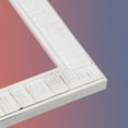 thumbnail image 1 of 12x17 Sculpted White Picture Frame - UV Acrylic, Foam Board Backing, Hanging Hardware, 1 of 8