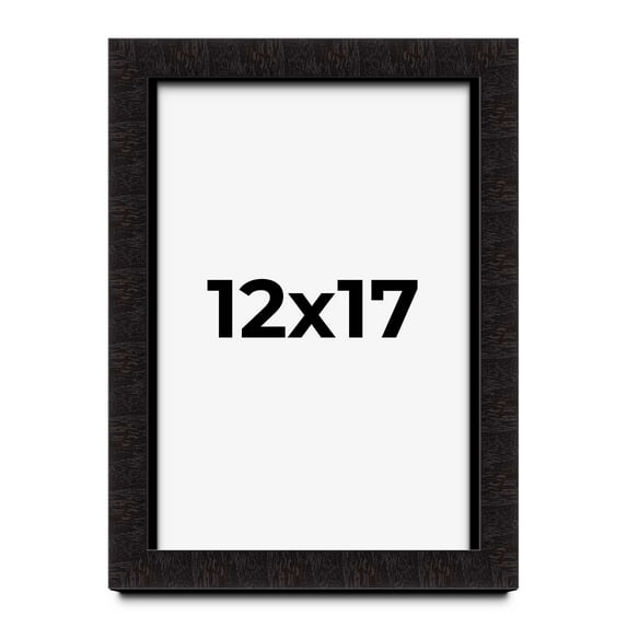12x17 Shadow Box Black Solid Wood Display Picture Frame | 1 Inch Rabbet Depth | | 1.375 Inch
