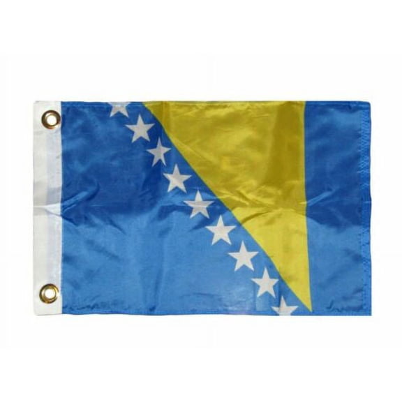 12x18 12"x18" Country of Bosnia and Herzegovina Motorcycle Flag Grommets