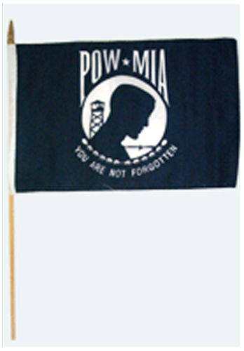 POW MIA Prisoner Of War Sleeve Flag – 12x18 Inch, 3-Pack, Boat Car Garden