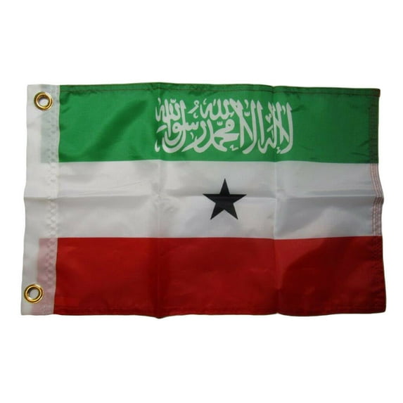12x18 12"x18" Somaliland Country 100% Polyester Motorcycle Boat Flag Grommets