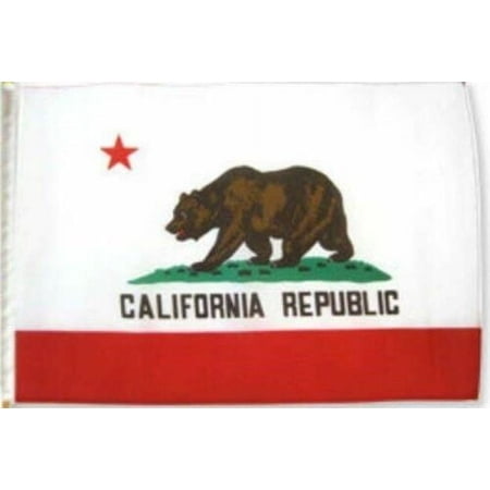 12x18 12"x18" State of California SuperPoly Boat Car Flag (sleeve)