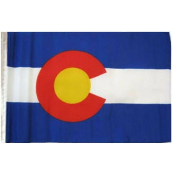12x18 12"x18" State of Colorado Sleeve Flag Boat Car Garden fade resistant
