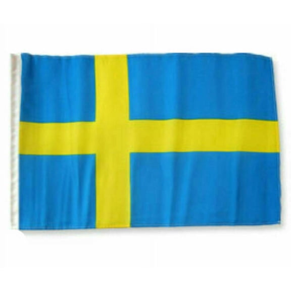 12x18 12"x18" Sweden Sleeve Flag Boat Car Garden