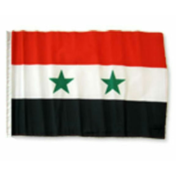 12x18 12"x18" Syria Syrian Sleeve Flag Boat Car Garden