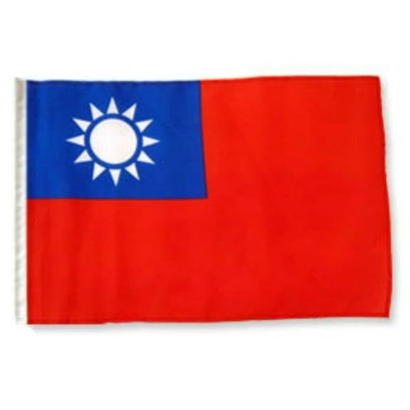 12x18 12"x18" Taiwan Sleeve Flag Boat Car Garden