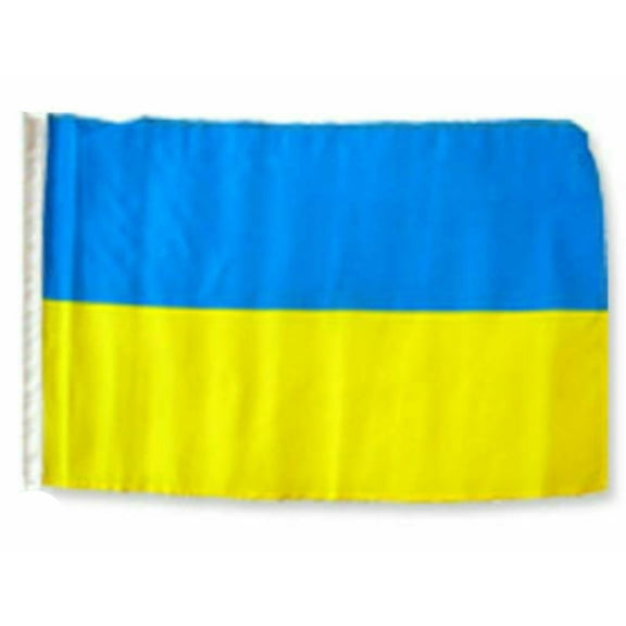 12x18 12"x18" Ukraine Sleeve Flag Boat Car Garden