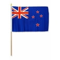 thumbnail image 1 of 12x18 12"x18" Wholesale Lot of 3 New Zealand Stick Flag wood staff, 1 of 1