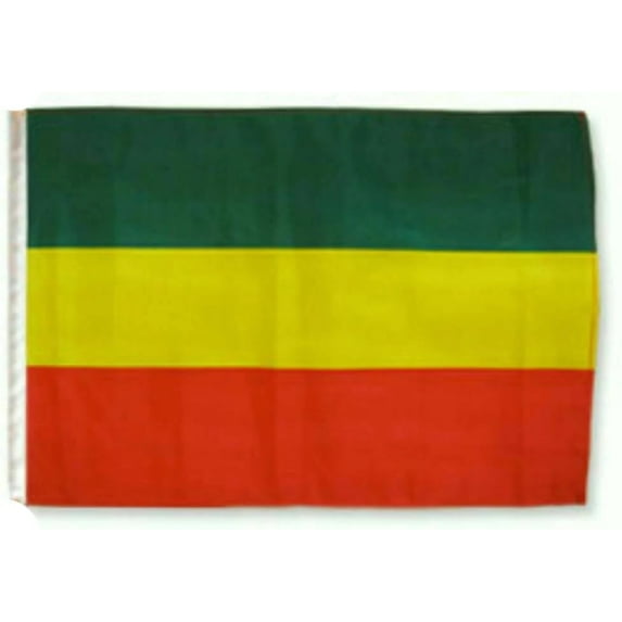 12x18 12"x18" Ethiopia Plain Sleeve Flag Boat Car Garden Polyester