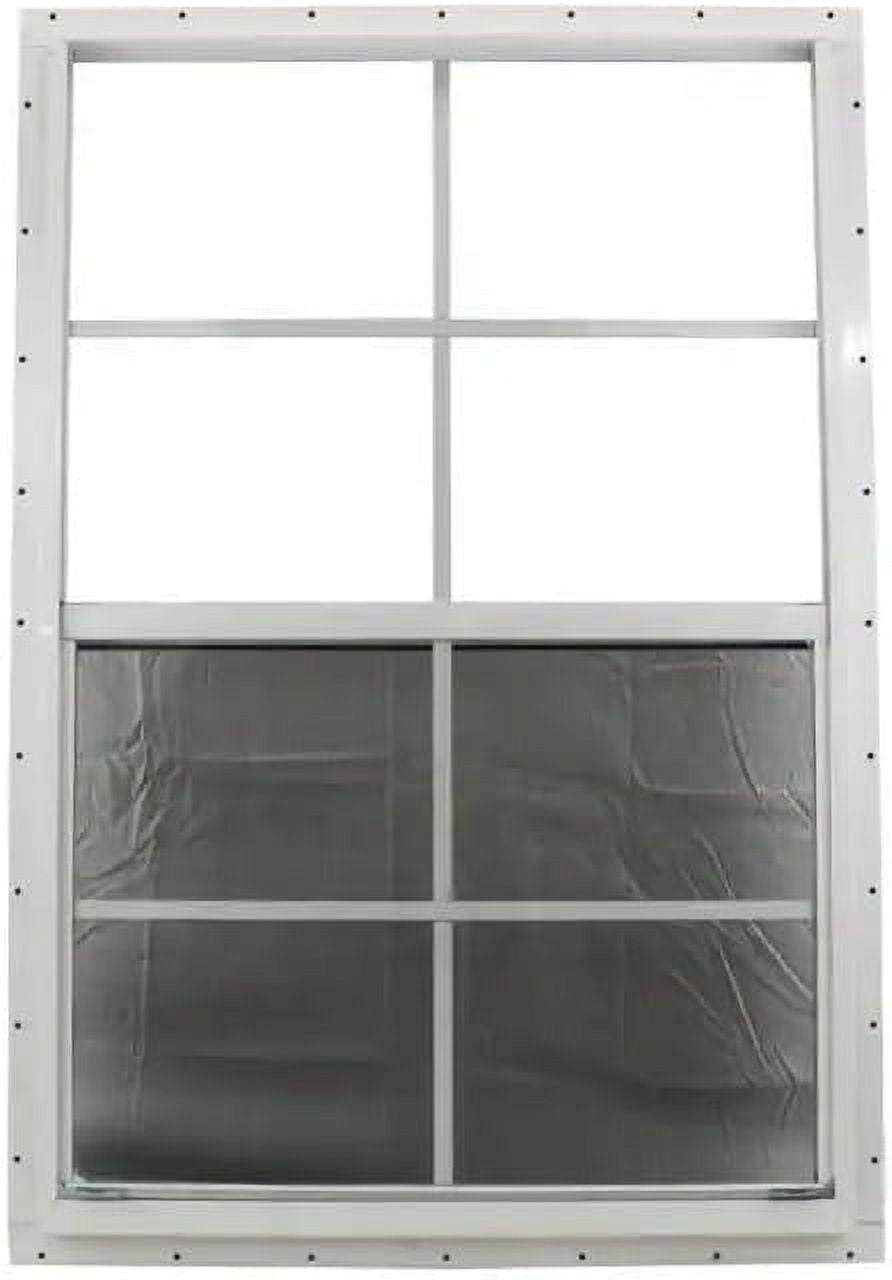 12x18 Aluminum Double Glazed Windows for Sheds and Barns (2-Pack) (12x18-2)