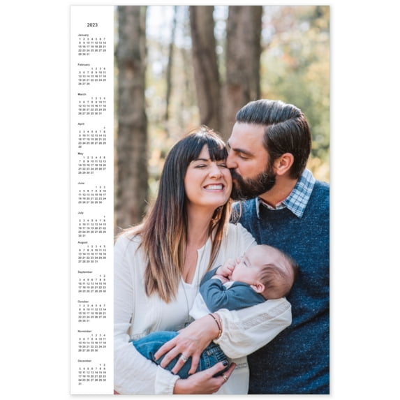 12x18 Calendar Collage Poster, Matte Photo Paper