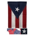 thumbnail image 1 of 12x18 Embroidered Puerto Rico 220D Nylon Sleeved Garden Flag 12"x18", 1 of 7