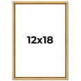 thumbnail image 1 of 12x18 Frame Beaded Gold Solid Wood Picture Frame | 0.75 Inches Moulding Width | Liscio Oro, 1 of 8