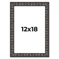 thumbnail image 1 of 12x18 Frame Black-Brown Medieval Solid Wood Picture Frame | 1.5 Inch Moulding Width | Gotham, 1 of 8